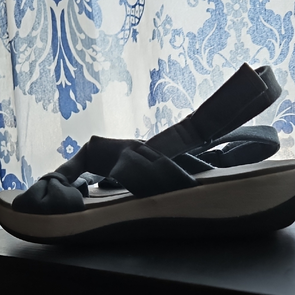 Clarks Blue Cloudsteppers Sling Back Sandals - image 1